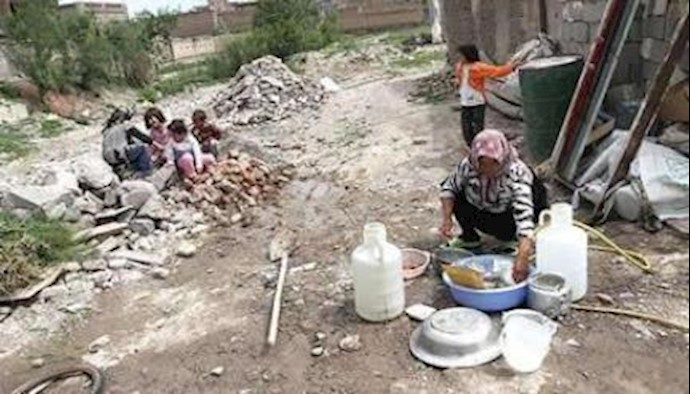 إيران: تقرير عن تفشي الفقر والعيش في الأکواخ، في إيران تحت حکم نظام ولاية الفقية