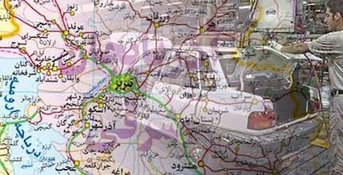 ايران : اضراب عمال الادامة والتصليح في شرکة تصنيع السيارات في تبريز