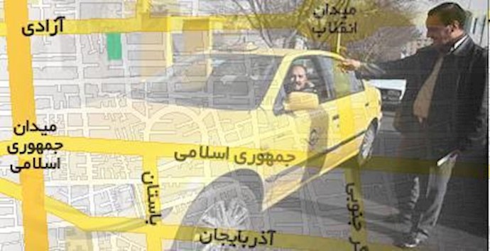 إيران_ طهران: عدد من الشباب يشتبکون مع رجال قوی الأمن الداخلي في شارع «جمهوري»
