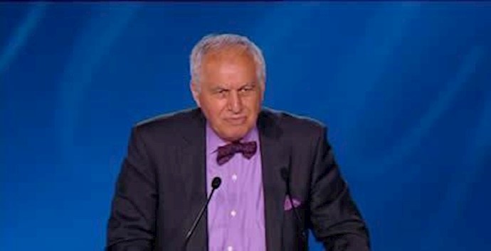 کلمة «سيد أحمد غزالي» رئيس الوزراء الجزائري السابق في مؤتمر باريس الدولي بمناسبة الذکری الأولی لمجزرة أشرف