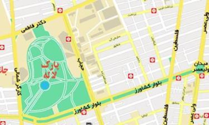 إيران: شباب متنزه لاله لمدينة طهران الشجعان يجعل أزلام الباسيج يلوذون بالفرار