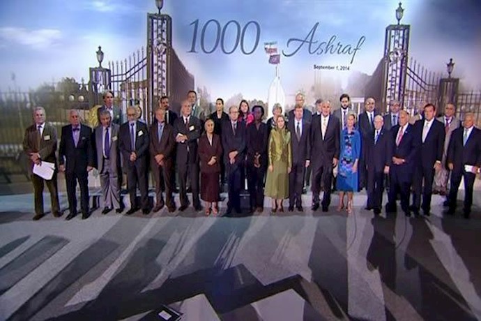 مؤتمر باريس الدولي في الأول من ايلول/ سبتمبر2014 لاحياء الذكرى الأولى لمجزرة 52 شهيدا بطلا سقطوا في أشرف