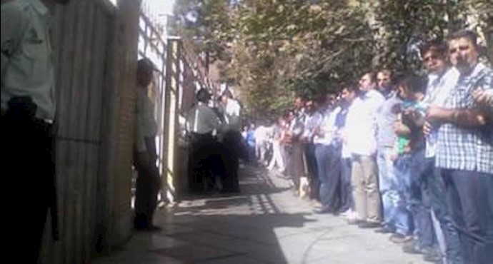 ايران: تجمع الدراويش أمام عدلية نظام الملالي في العاصمة طهران