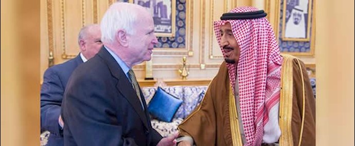 الأمير سلمان يلتقي أعضاء من مجلس الشيوخ الأميرکي