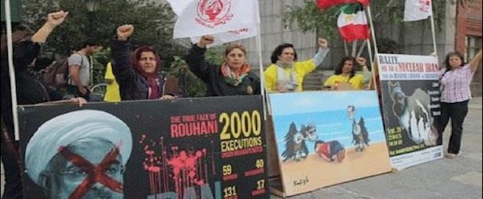 صحيفة واشنطن بوست: تظاهرات آلاف من الأشخاص ضد حضور روحاني في نيويورک