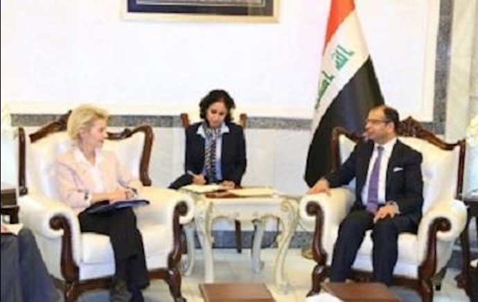 الجبوري بحث مع وزيرة الدفاع الألمانية سبل القضاء علی الإرهاب وزيادة الدعم للنازحين
