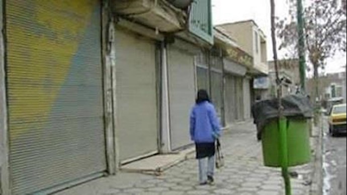 ايران .. غلق المحلات في شارع (17 شهريور) بطهران للاحتجاج علی ابتزازها من قبل البلدية