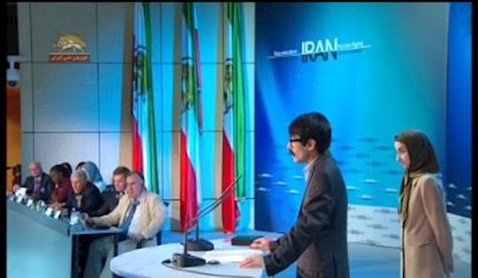 کلمة فرزاد مددزاده في مؤتمر حقوق الإنسان في باريس