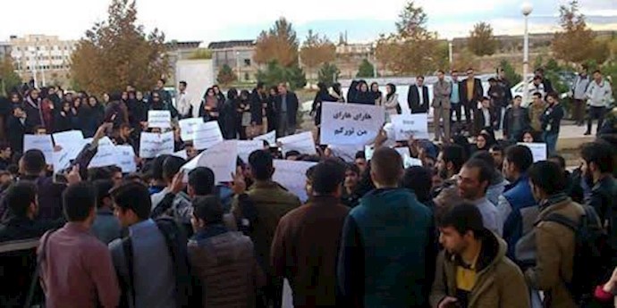 إيران.. طلاب جامعة ”زنجان” يلتحقون بالاحتجاجات الطلابية في أروميه وتبريز