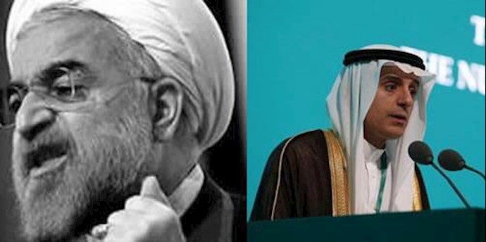 غضب روحاني علی مواقف عادل الجبير الحازمة تجاه إرهاب نظام الملالي في المنطقة