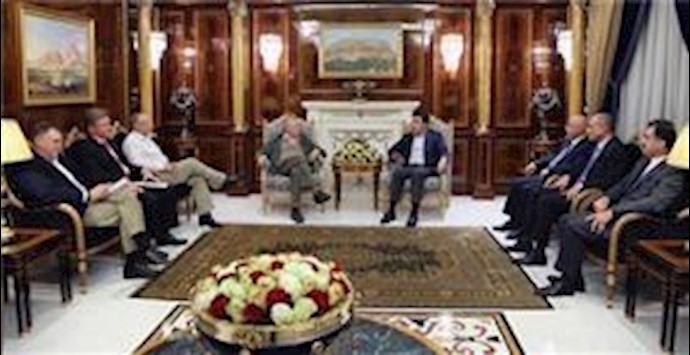 نيجيرفان بارزاني يبحث مع وفد من الکونغرس الامريکي علاقة الاقليم مع دول المنطقة والحکومة الاتحادية