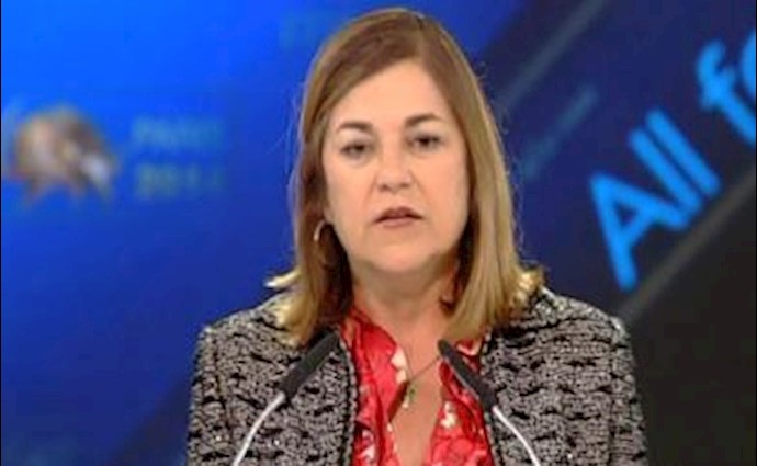 لورتا سانشز عضو الکونغرس الامريکي تدين الهجمات الصاروخية علی مخيم ليبرتي في العراق