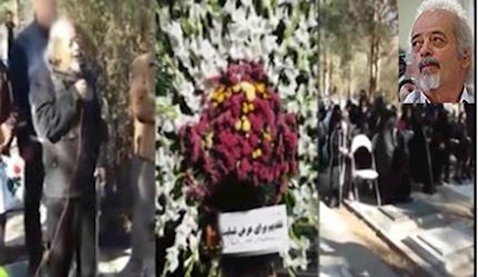 کلمة محمد ملکي في مراسيم تشييع الأم المجاهدة مهري جنت بور (الأم داعي) - طهران 3 ديسمبر 2015