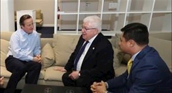 معصوم وکاميرون يؤکدان اهمية انجاز المصالحة الوطنية في العراق