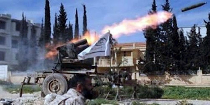 إسقاط طائرة بدون طيار لقوات الحرس الإيراني في مدينة حلب بسوريا