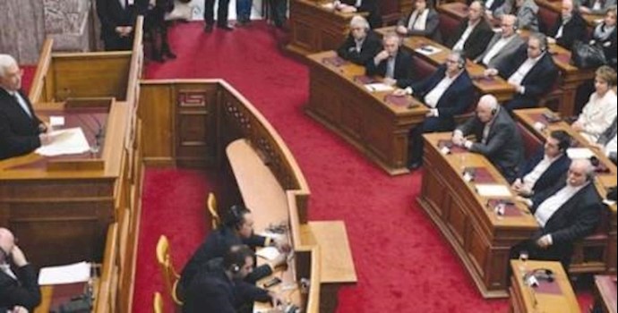 البرلمان اليوناني يصوت بالإجماع علی الاعتراف بدولة فلسطين