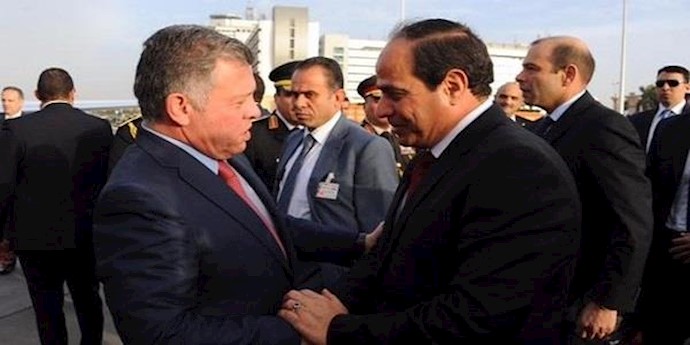 ملک الأردن يغادر القاهرة بعد لقاء السيسي