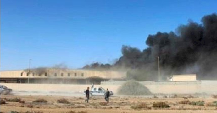 قصف مطار الأبرق بصواريخ غراد