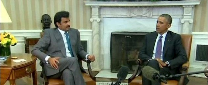 إيران.. باراک أوباما في لقاء مع أمير قطر: لن نسمح للنظام الإيراني بحيازة السلاح النووي