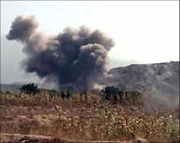 الجيش السوري يقصف قری في جنوب البلاد