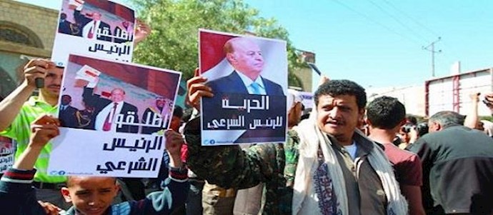 هادي يتحصن في عدن ويرفض انقلاب الحوثيين
