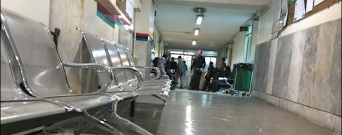 إيران .. طهران .. اشتباکات بين محتجين ورجال الأمن الداخلي في مستشفی ”فيروزغر“