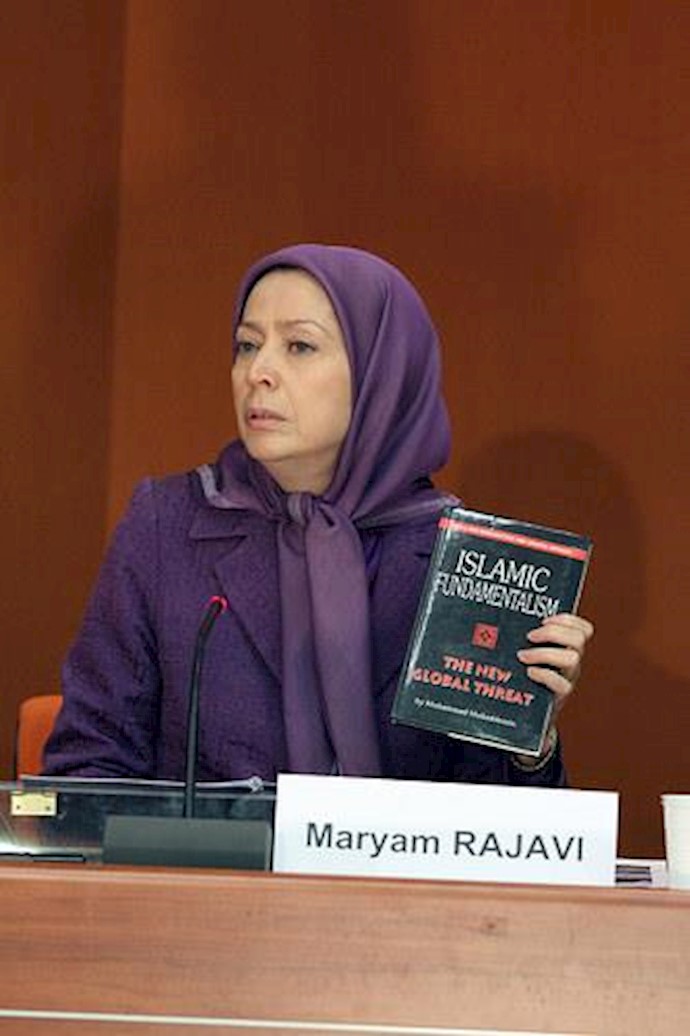 مريم رجوي في جلسة رسمية لکتلة حزب الشعب الاوربي- المجلس الأوربي - استراسبورغ