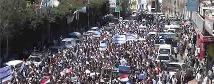 مظاهرات بعدة مدن يمنية رفضا لانقلاب الحوثيين