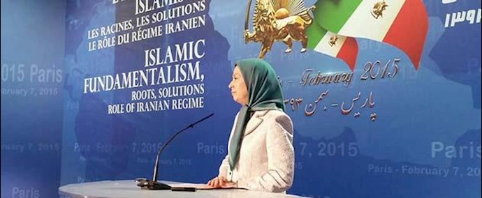 رجوي: ايران المنبع الرئيس للارهاب والتطرف في المنطقة