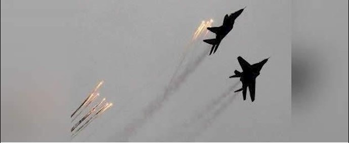 ايران .. تحليق مقاتلة (MIG29) في سماء مدينة طهران