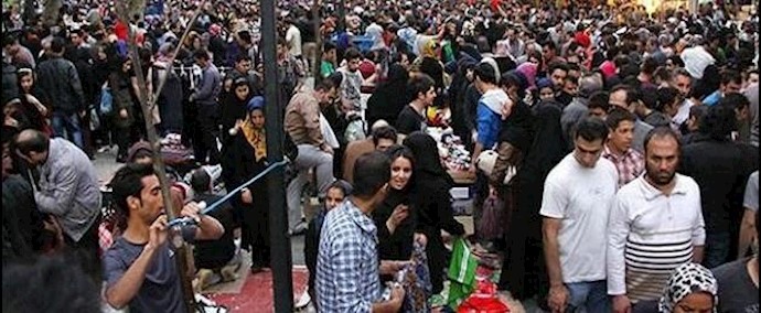 ايران..طهران ـ احتجاج واشتباک بين باعة متجولين و عناصرالبلدية في سوق طهران