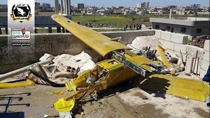 سوريا.. طائرة إيرانية تسقط في ريف درعا