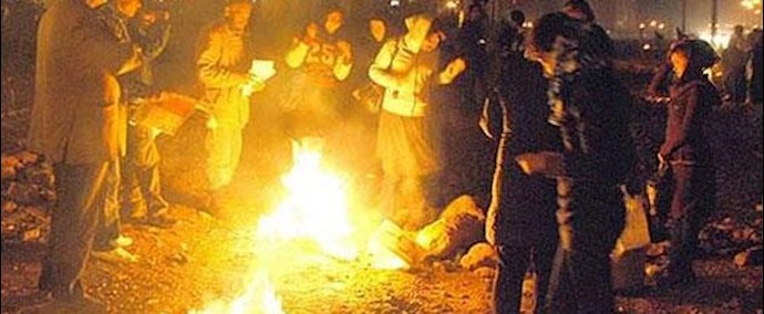 تفجيرالمفرقعات رغم حضور کثيف لقوی مکافحة الشغب في مدينة تبريز الإيرانية