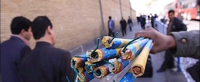 تفجير قنابل يدوية الصنع و المفرقعات في شوارع مدينة اصفهان الإيرانية