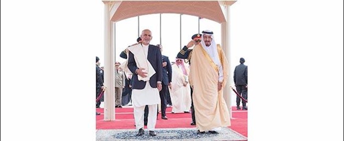 العاهل السعودي يستقبل الرئيس الأفغاني