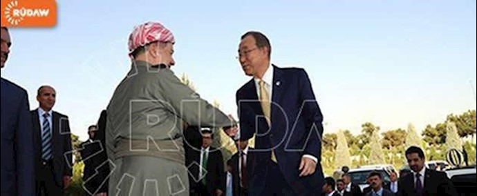 بان کي مون: الامم المتحدة مستمرة في دعم اقليم کوردستان