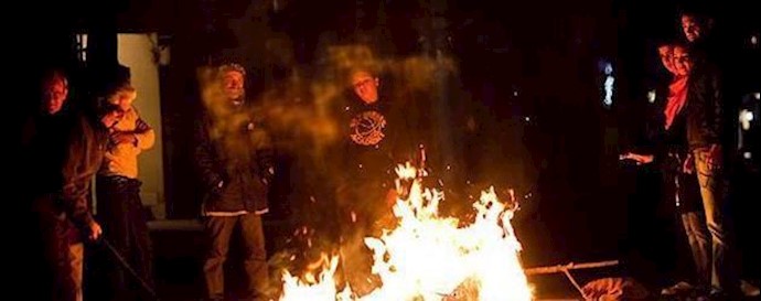ايران.. زنجان – الشباب يستعدون للاربعاء الاخير