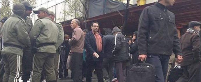 ايران.. عاصمة طهران الإيرانية – إشتباک المواطنين مع عناصر تجميع الأصحاب البسطية