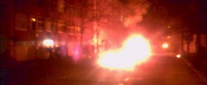مدينة شهر ري والمناطق والبلدات الجنوبية في طهران تشهد انفجارات قنابل خاصة تعرف بـ «کوزه اي» و رمانات صوتية