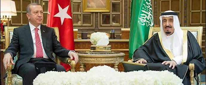 الملک سلمان والرئيس أردوغان يجريان مباحثات بالرياض