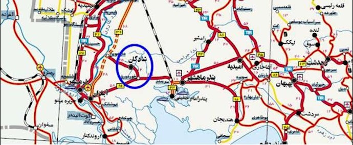 ايران.. مدينة شادکان- هجوم علی مخفر شرطة بمنطقة الکيم ومصرع مسؤولين رفيعي المستوی