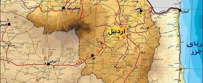 ايران..محافظة اردبيل- احتجاج للعاملين في شرکات الاستيراد و التصدير