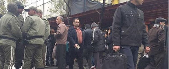 ايران.. أهالي وباعة متجولون يتصدون لعناصر النظام القمعية في بلدية حي غيشا بطهران