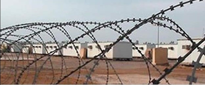 اجراءات سفارة نظام الملالي ولجنة القمع العراقية لنقل عملاء المخابرات وقوة القدس الی ليبرتي تحت عنوان عوائل السکان بهدف ممارسة التعذيب النفسي عليهم