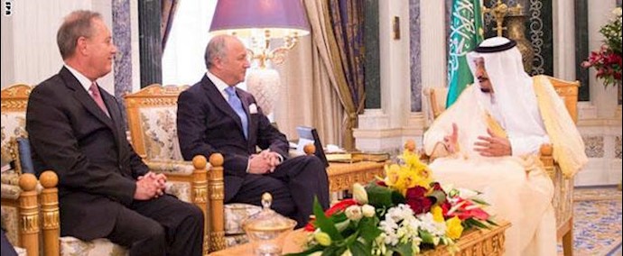 التقاه الملک سلمان بالرياض.. فابيوس يشهد توقيع مذکرة تفاهم بمجال الطاقة النووية مع السعودية