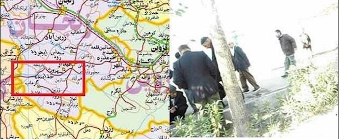 ايران.. قضاء خدابنده – تجمع احتجاجي للمزارعين
