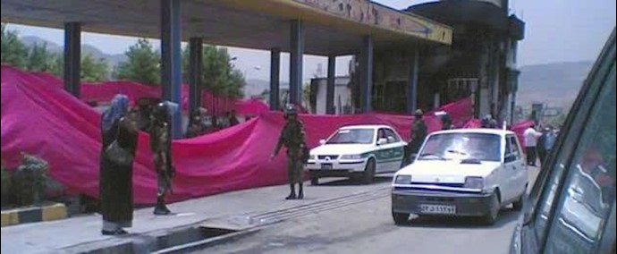 ايران.. طهران – عناصر النظام تهاجم تظاهرة سائقي طريق طهران – کرج
