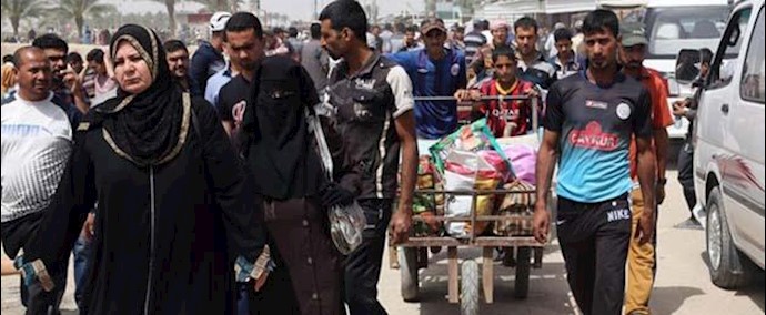 بغداد تسمح بدخول نازحي الأنبار شرط وجود الکفيل