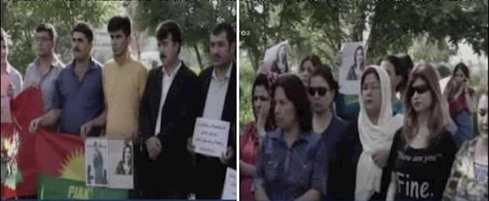 ايران.. مظاهرة مواطني کرکوک العراق دعما لانتفاضة مهاباد