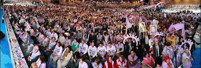 التجمع السنوی للمقاومة الايرانية فی ذکری انطلاقة المقاومة الثورية والشهداء وتاسيس جيش التحرير الوطنی